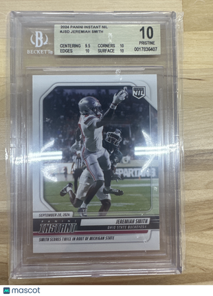 2024 Panini Instant NIL #JSD Jeremiah Smith BGS 10
