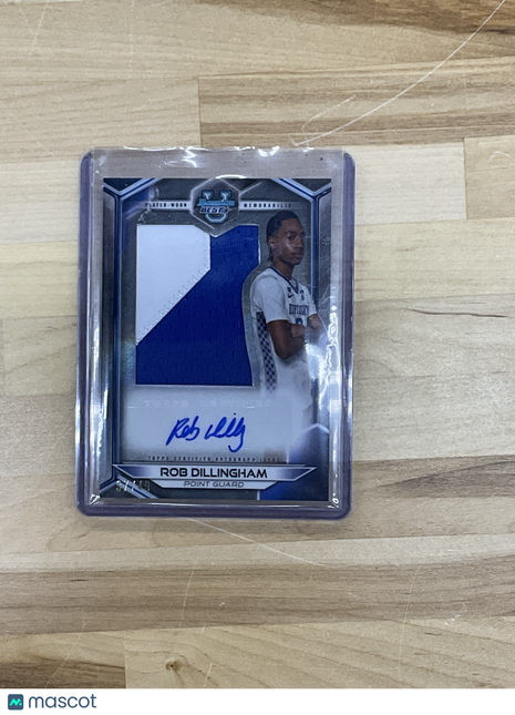 2024 Bowman Best Rob Dillingham Patch Auto Kentucky