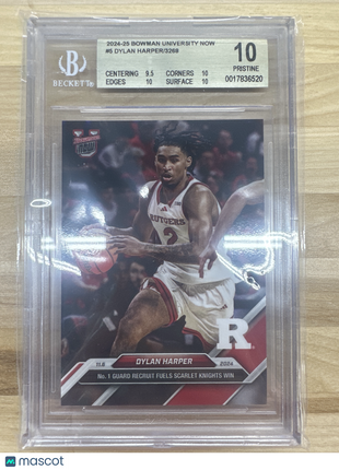 2024-25 Bowman Now Dylan Harper #5 BGS 10