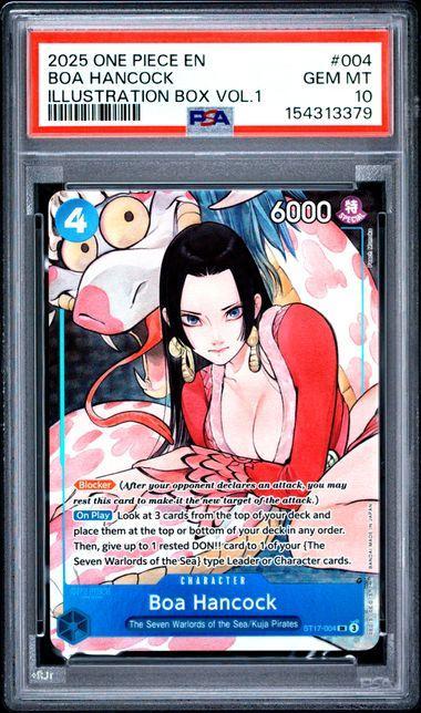 2025 One Piece Illustration Box Vol 1 Boa Hancock 004 PSA 10