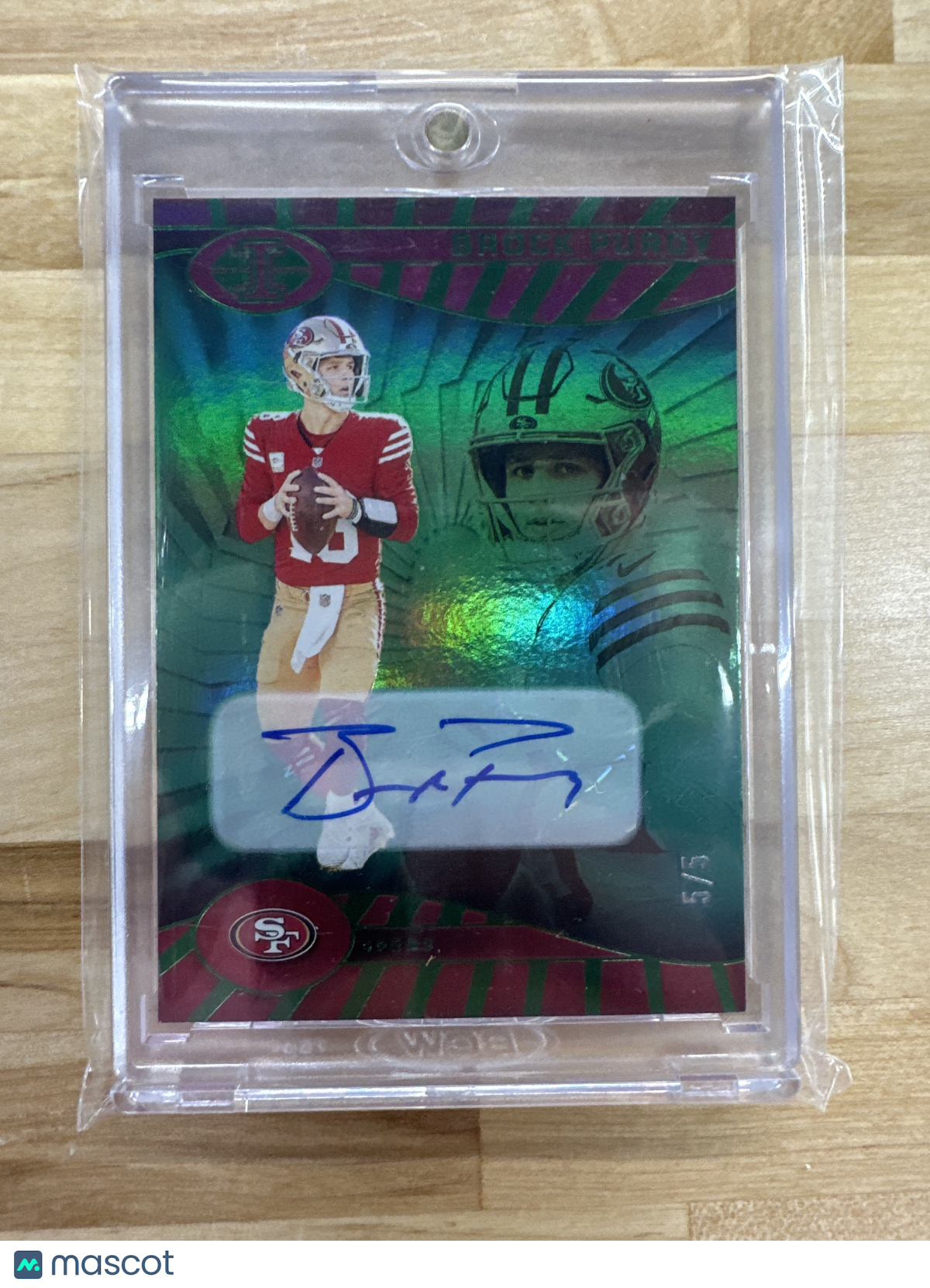 2024 Illusions Brock Purdy Green Auto /5