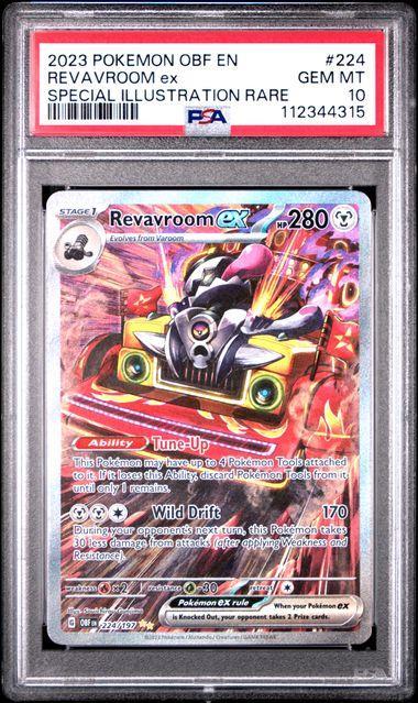 2023 Pokemon Obsidian Flames Revavroom ex 224 PSA 10
