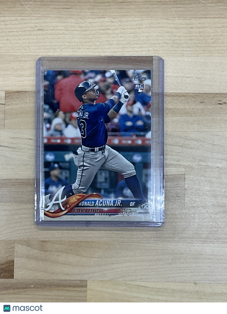 2018 Topps Ronald Acuna #698 Rookie Series 2