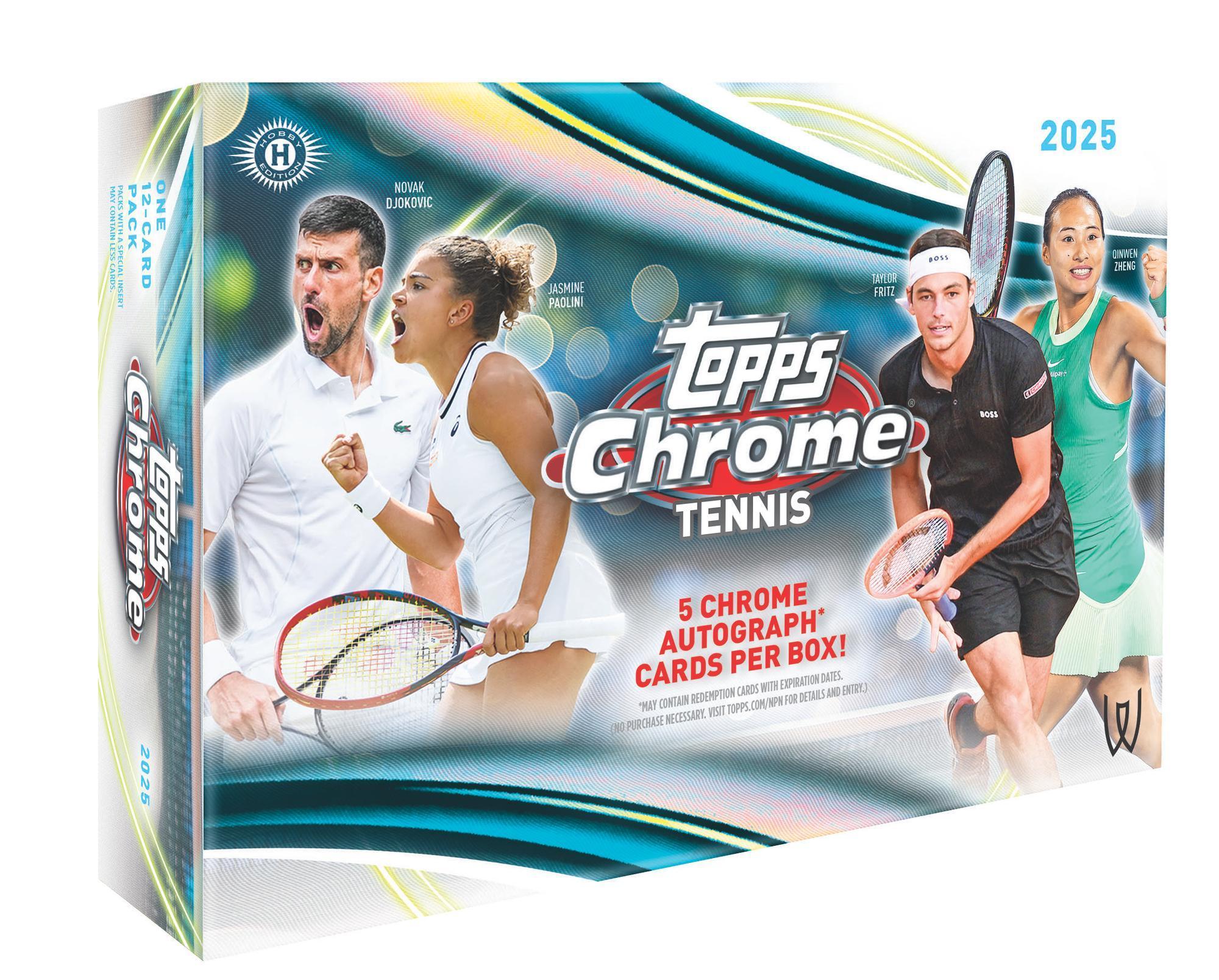 2025 Topps Tennis Chrome Breaker Delight Box