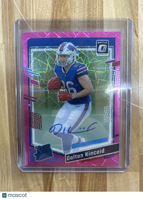 2023 Optic Dalton Kincaid Pink Velocity Rookie Auto /50