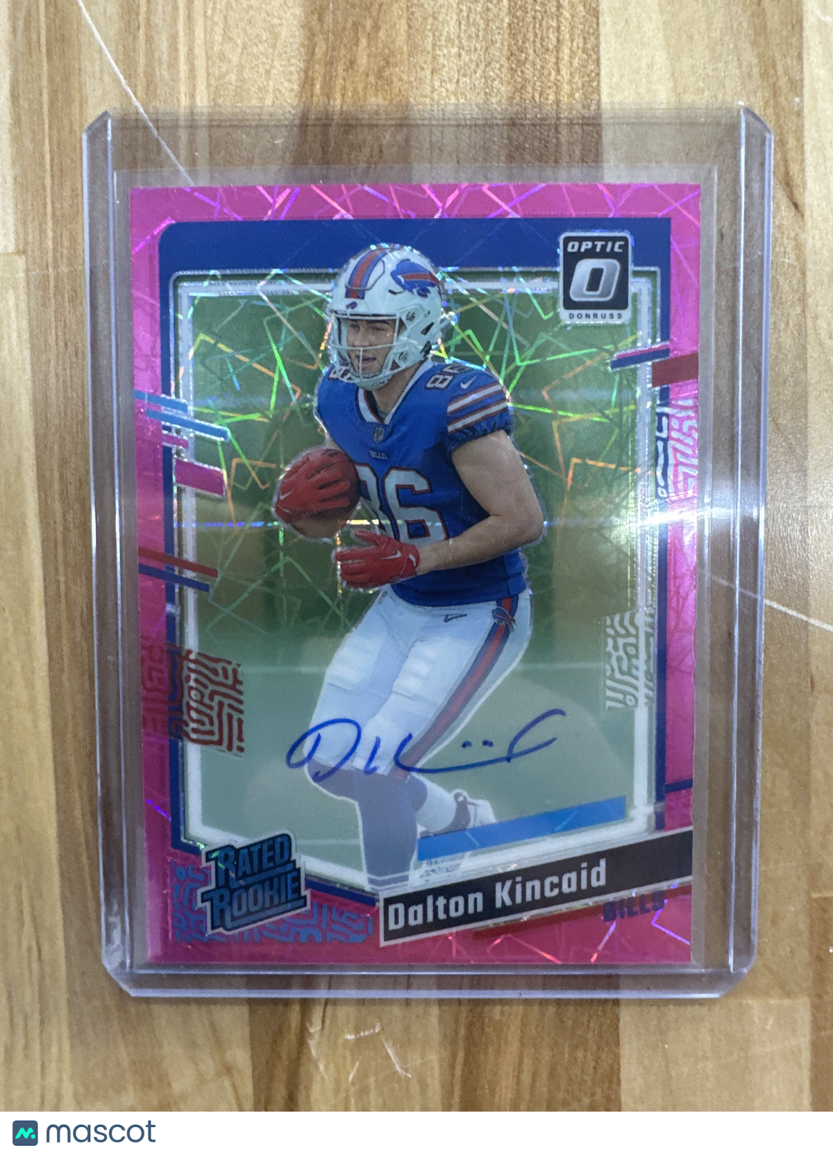 2023 Optic Dalton Kincaid Pink Velocity Rookie Auto /50