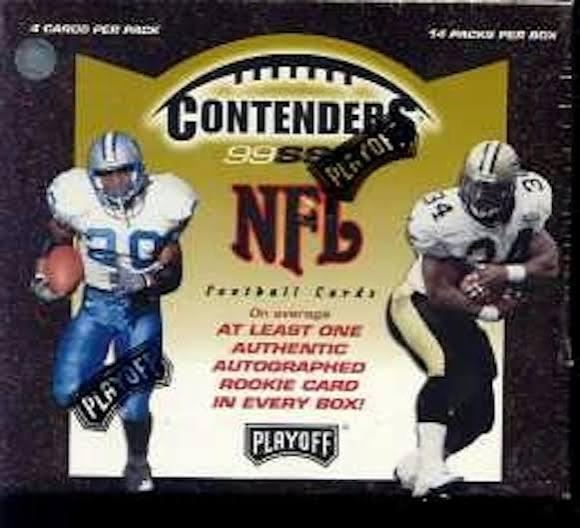 1999 Playoff Contenders SSD Football Hobby Box