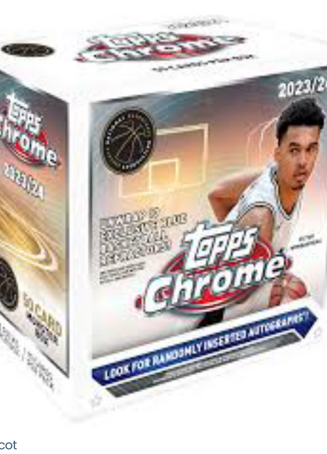 2023/24 Topps Chrome Basketball Mega Monster Box