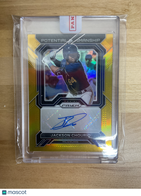2023 Prizm Jackson Chourio Gold Penmanship Auto /10