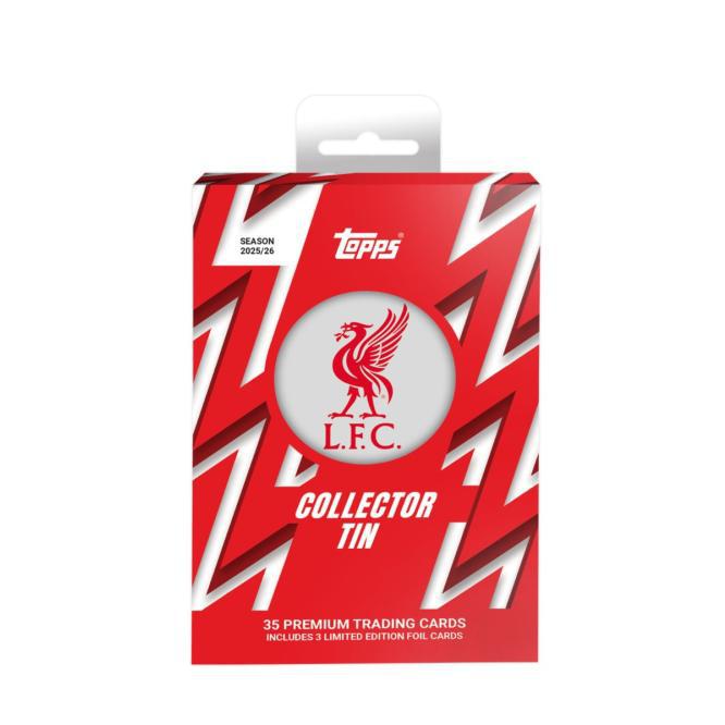 2025/26 Topps Soccer Liverpool Collector Tin Club Exclusives