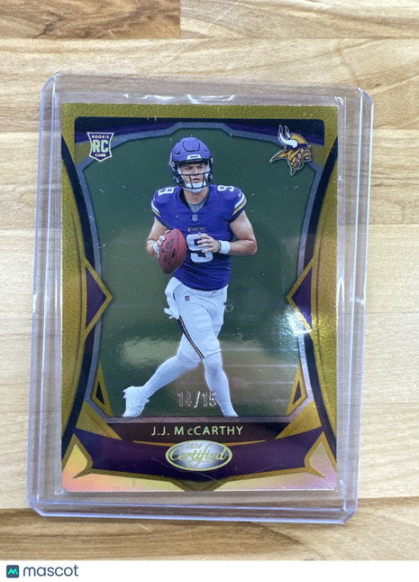 2024 Certified J.J. Mccarthy Gold /15