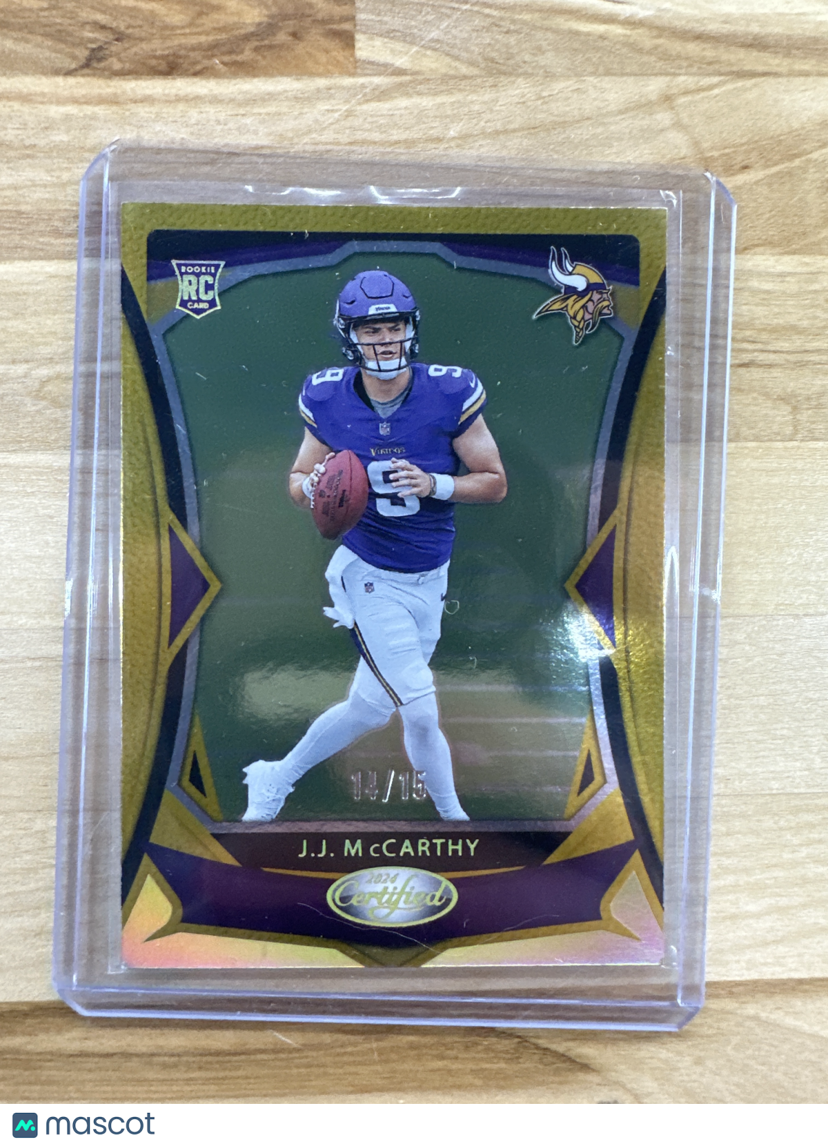 2024 Certified J.J. Mccarthy Gold /15