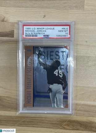 1995 Upper Deck Minor League Mj's Scrapbook Michael Jordan #MJ2 PSA 10