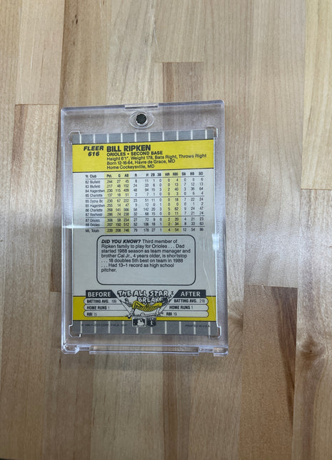 1989 Bill Ripken F Face Error