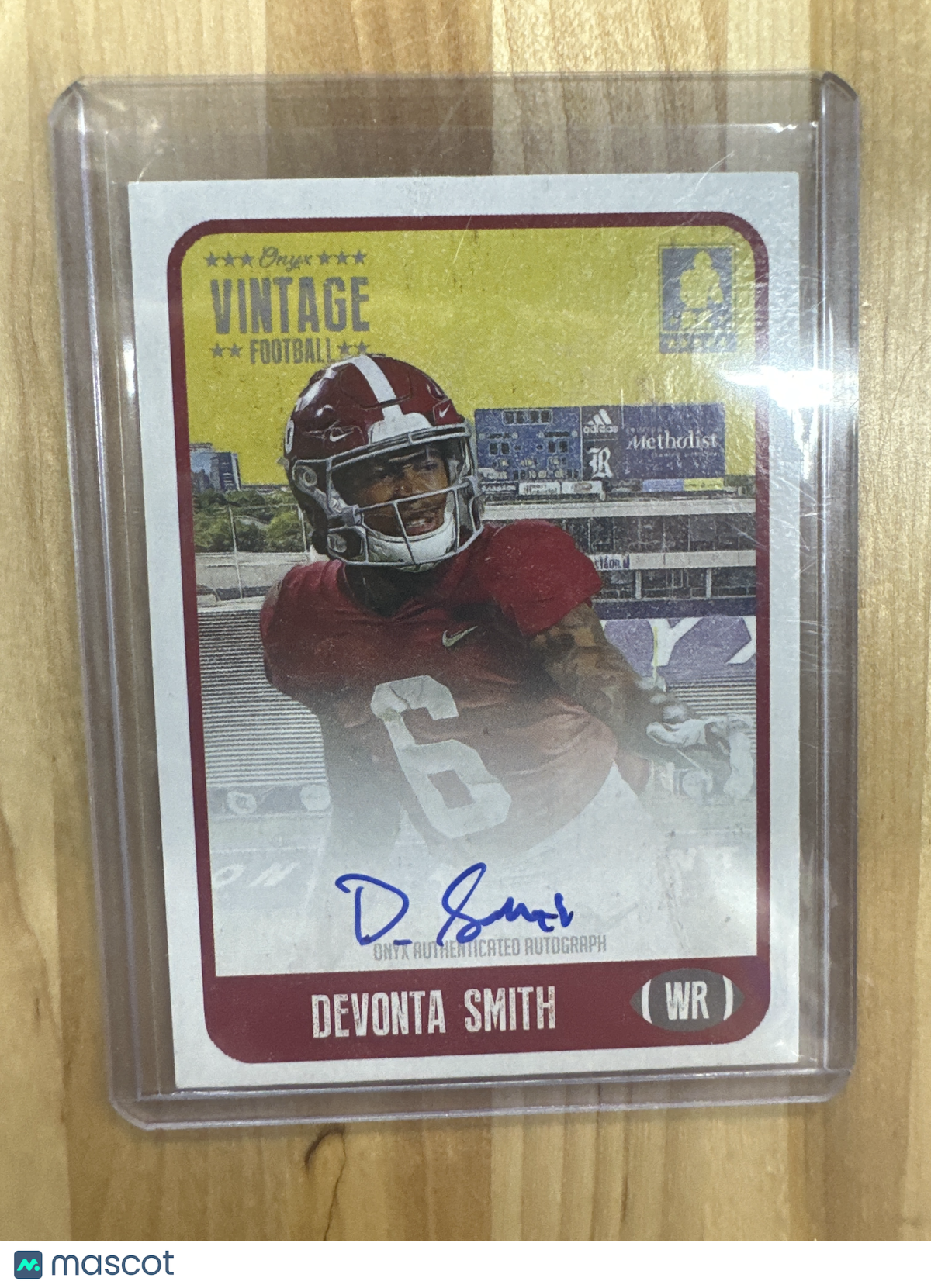 2021 Onyx Vintage Autographs Devonta Smith #FADS