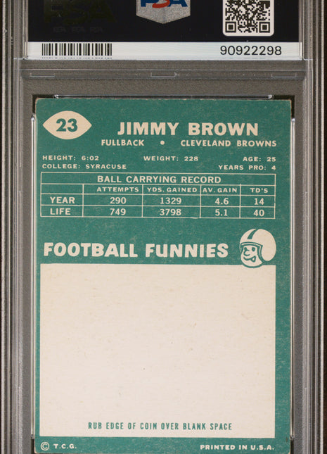 1960 Topps Jim Brown #23 PSA 3