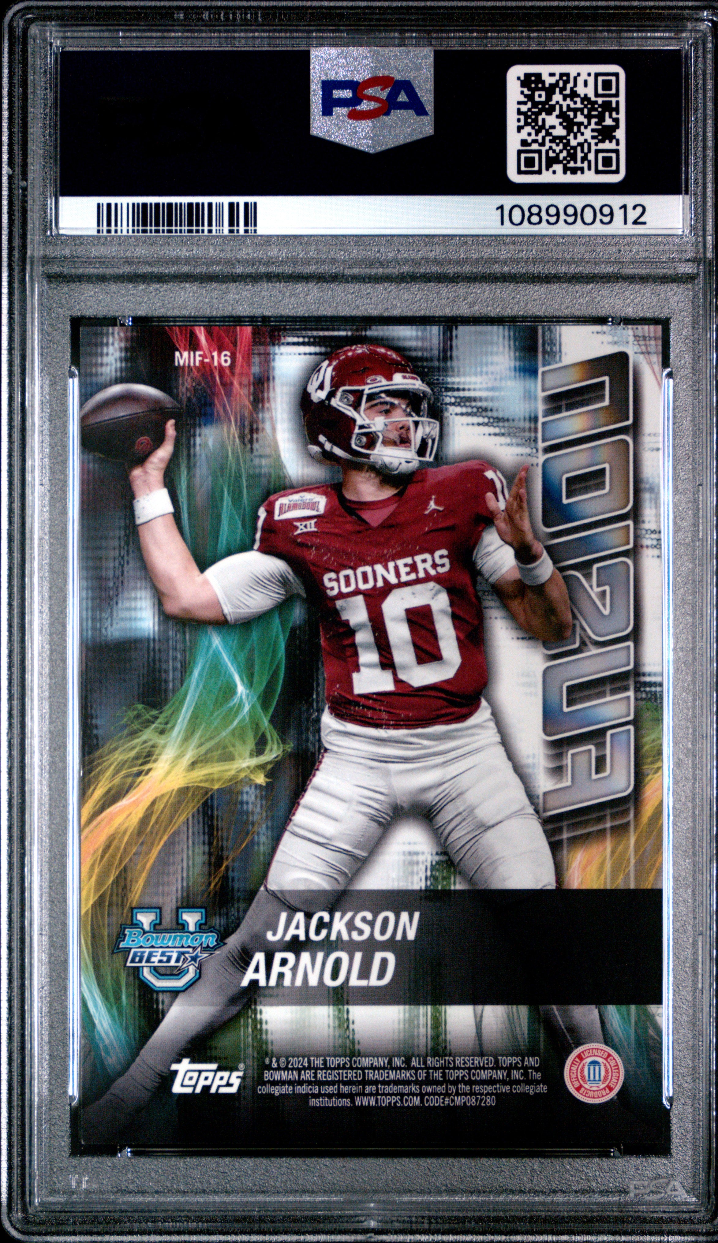 2024 Bowman Best University Mirror Image Fusion Allar Arnold #MIF16 PSA 9