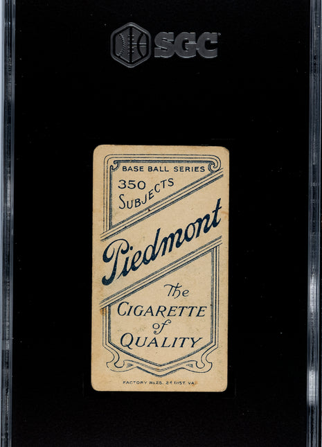 1910 Piedmont Cigarettes (T206) Rube Kisinger SGC 2
