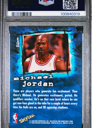 2024 Topps 206 Heston Kjerstad Rookie American Beauty PSA 10 1997 Hoops Rock The House Michael Jordan #6 PSA 9