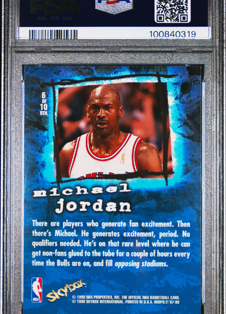 2024 Topps 206 Heston Kjerstad Rookie American Beauty PSA 10 1997 Hoops Rock The House Michael Jordan #6 PSA 9