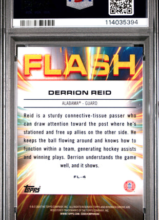 2024 Bowman Chrome University Flash Derrion Reid B&W Stealth Ref #FL4 15/48 PSA 8