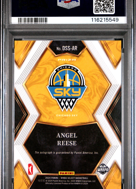 2024 Panini Select WNBA Draft Selections Signatures Angel Reese #DSSAR PSA 9