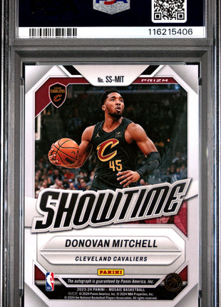 2023 Panini Mosaic Showtime Signatures Mosaic Donovan Mitchell #SSMIT PSA 10