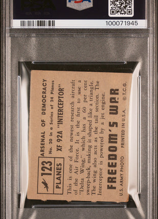 1950 Freedom's War XF 92A PSA 3