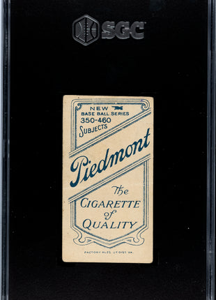 1911 Piedmont Cigarettes (T206) Rube Manning Pitching SGC 1.5