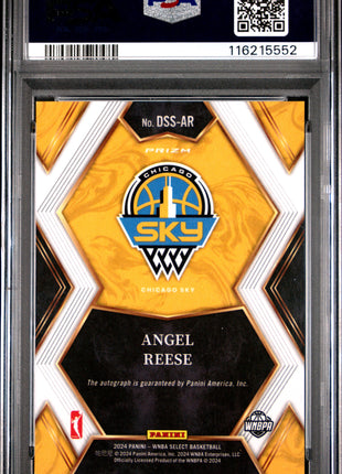 2024 Panini Select WNBA Draft Selections Signatures Angel Reese #DSSAR PSA 10