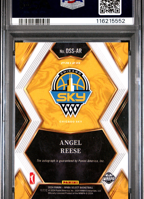 2024 Panini Select WNBA Draft Selections Signatures Angel Reese #DSSAR PSA 10