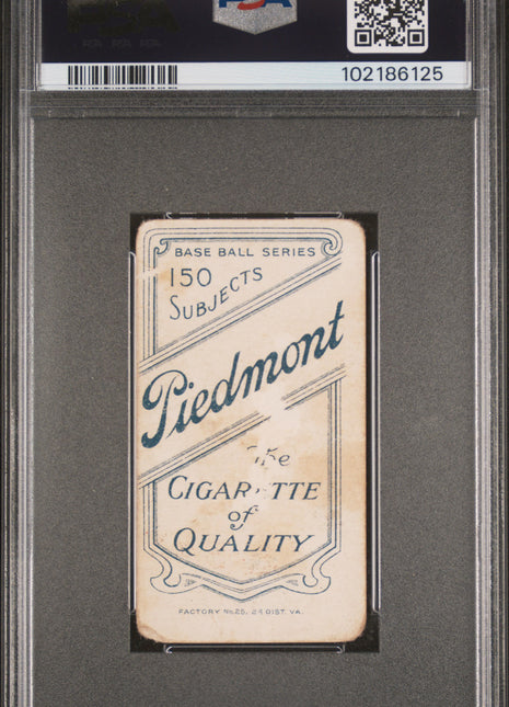 T206 Pidemont 150 Ed Karger PSA 1 1909-11 T206 Piedmont 150 Ed Karger PSA 1