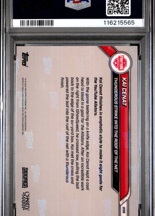 2025 Topps Now Sidemen Charity Match Kai Cenat #006 PSA 10