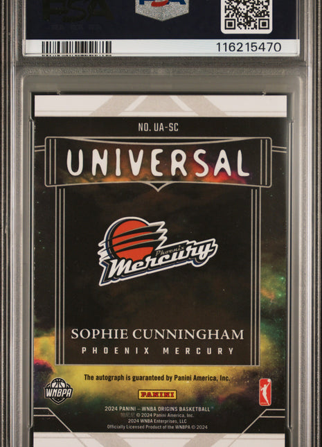 2024 Panini Origins WNBA Universal Autographs Sophie Cunningham #UASC PSA 9