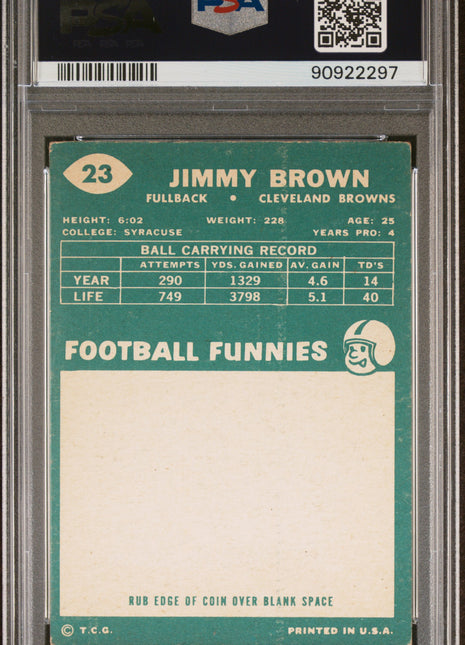 1960 Topps Jim Brown #23 PSA 4