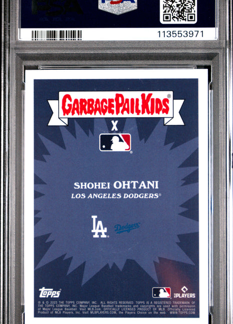 2023 Topps Garbage Pail Kids X MLB Series 3 Split Shohei #11a PSA 8