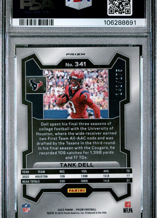 2023 Panini Prizm Tank Dell Hyper #341 PSA 8