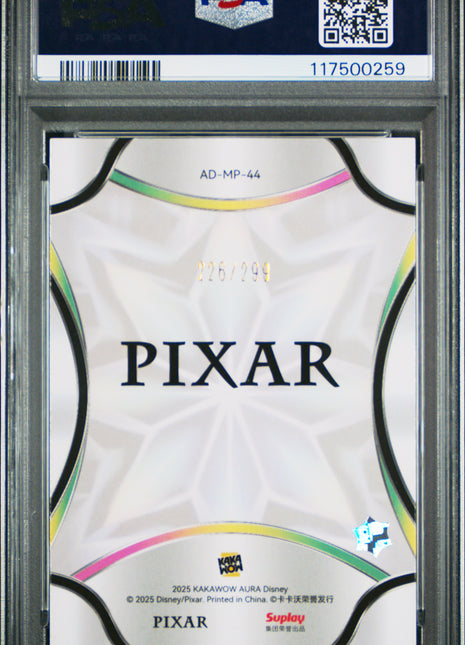 2025 Kakawow Aura Disney Kaleidoscope Buzz Lightyear #44 PSA 10