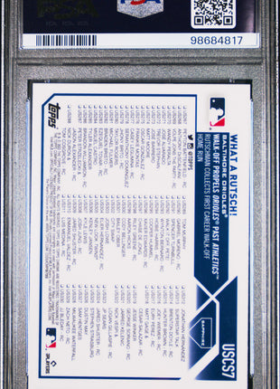 2023 Topps Chrome Update Sapphire Adley Rutschman PSA 9 2023 Topps Chrome Update Sapphire Edition Adley Rutschman #7 PSA 9