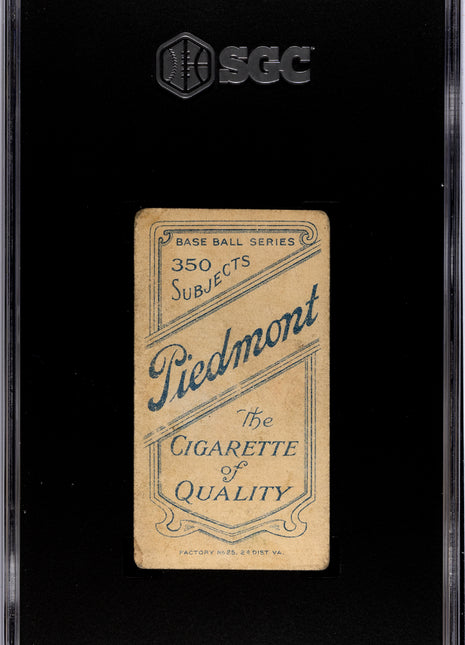 1910 Piedmont Cigarettes (T206) Moose Mccormick SGC 2.5