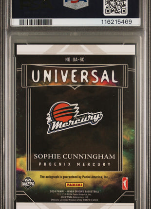 2024 Panini Origins WNBA Universal Autographs Sophie Cunningham #UASC PSA 9