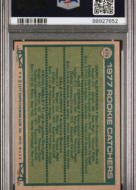 1977 Topps Rookie Catchers Rookie Catchers #476 PSA A