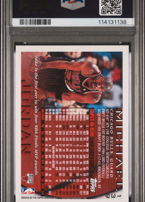 1996 Topps Michael Jordan NBA 50th #139 PSA 6