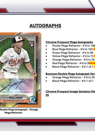 2024 BOWMAN CHROME MEGA BOX BASEBALL