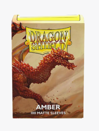 Dragon Shield: Matte Sleeves - Amber (100 ct.)