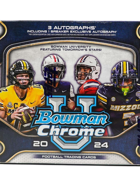 2024 Bowman University Football Breakers Delight Box