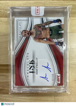 2023 Immaculate Sean O'Malley Ink Auto /49