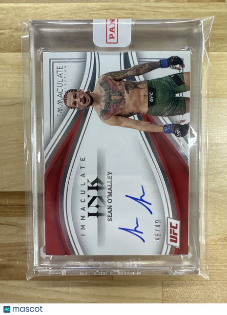 2023 Immaculate Sean O'Malley Ink Auto /49