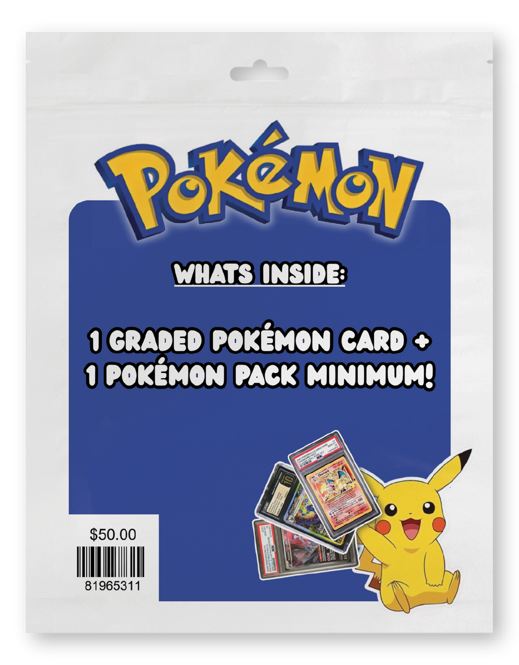 $50 Pokemon Graded Mystery Bag