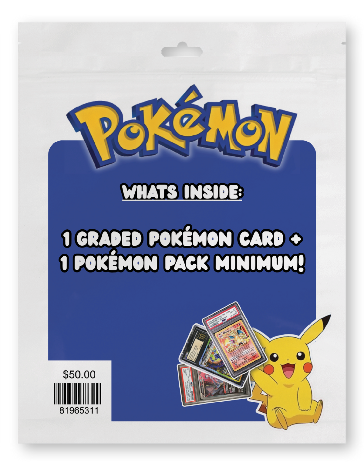 $50 Pokemon Graded Mystery Bag